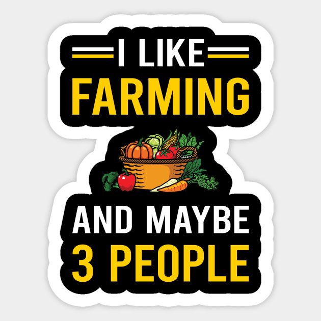 3 People Farming Farm Farmer Sticker by Good Day